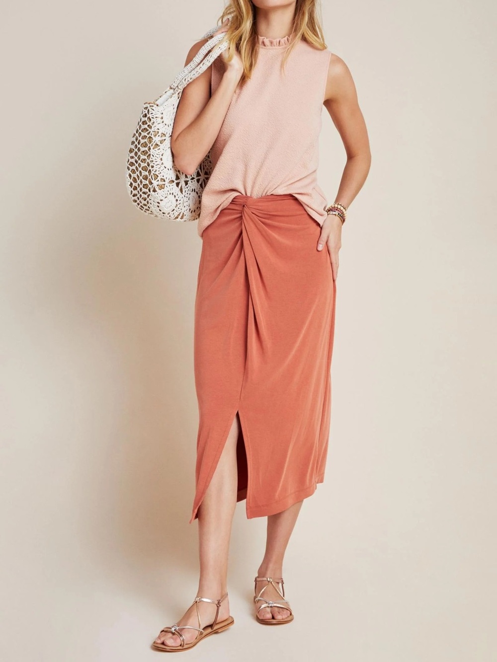 Anthropologie junie twist skirt
